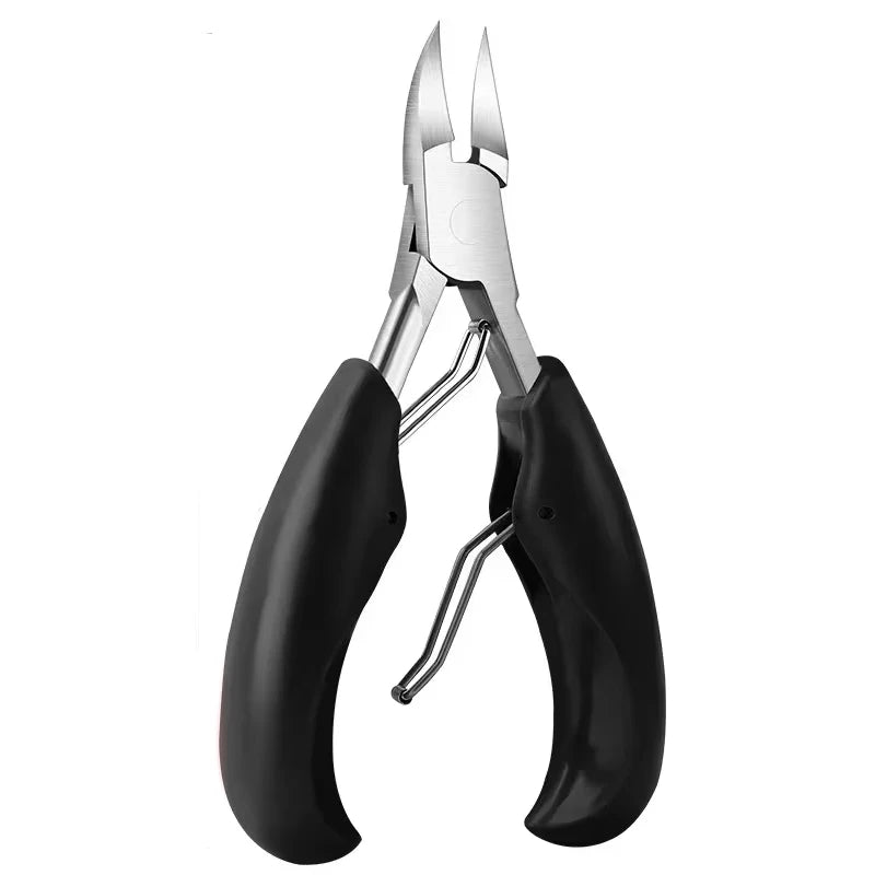 Toe Nail Clippers Cutter Ingrown Toenail Tool Professional Thick Nails Dead Skin Dirt Remover Super Sharp Curved Blade Nail Tool