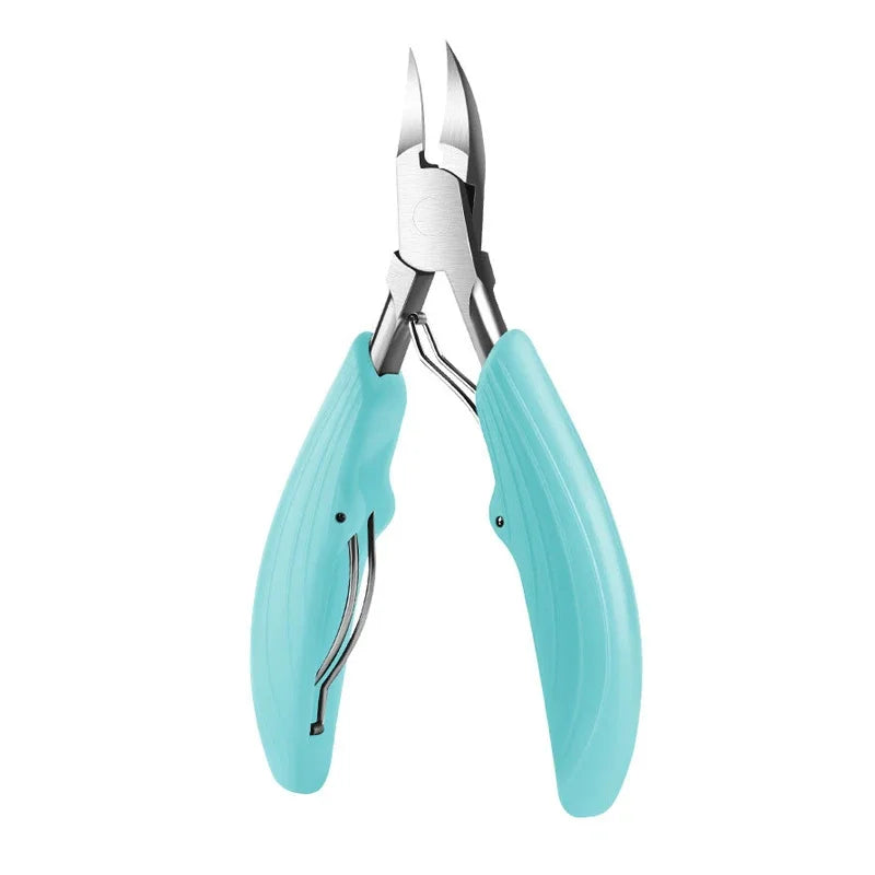 Toe Nail Clippers Cutter Ingrown Toenail Tool Professional Thick Nails Dead Skin Dirt Remover Super Sharp Curved Blade Nail Tool